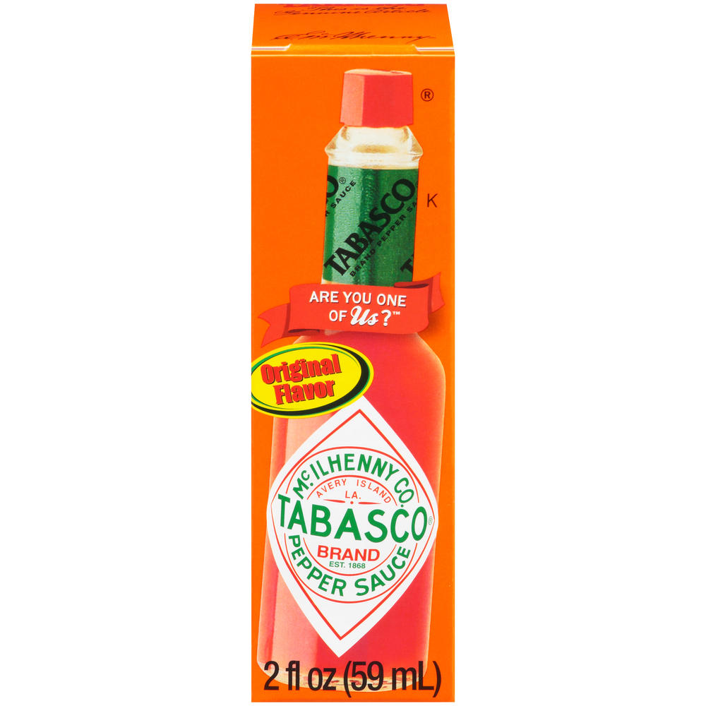 Tabasco Pepper Sauce, Original Flavor, 2 fl oz (59 ml)