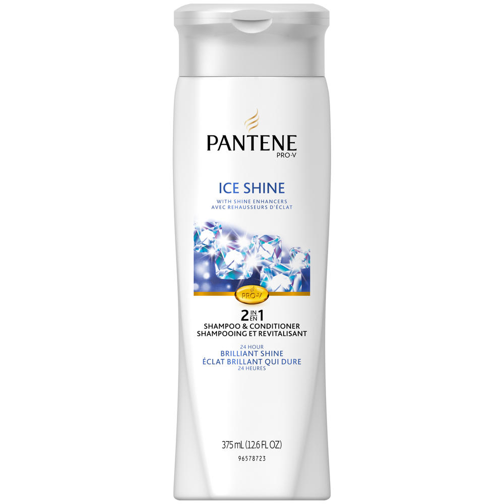 Pantene Ice Shine Shampoo & Conditioner, 2-in-1, 12.6 oz (375 ml)