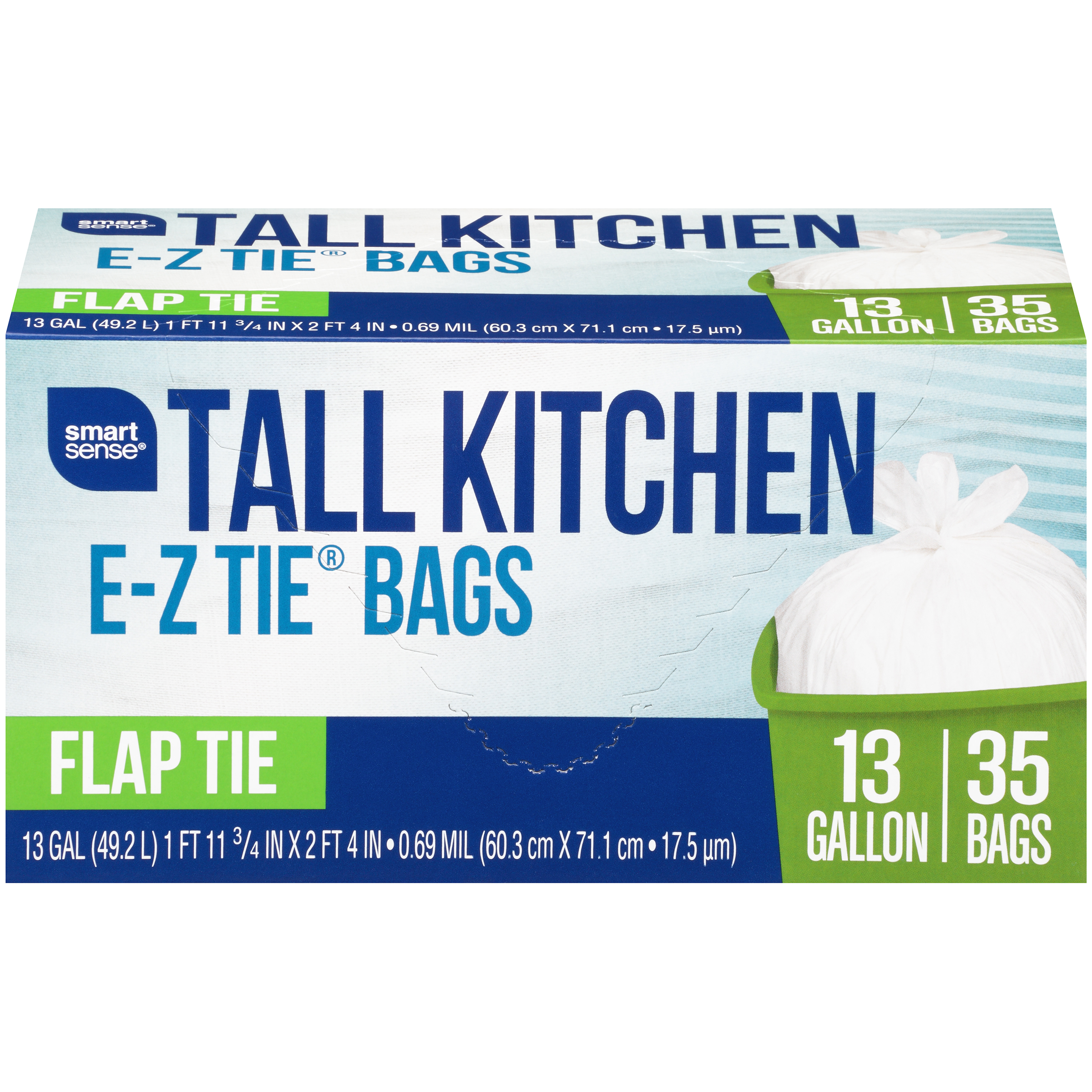 Smart Sense Trash Bag Tall Kit Flap, 13 Gal, 35 Ct. Shop Your Way