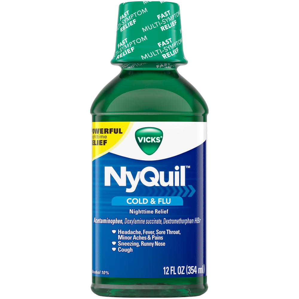 Cold & Flu, Nighttime Relief 12 fl oz (354 ml)