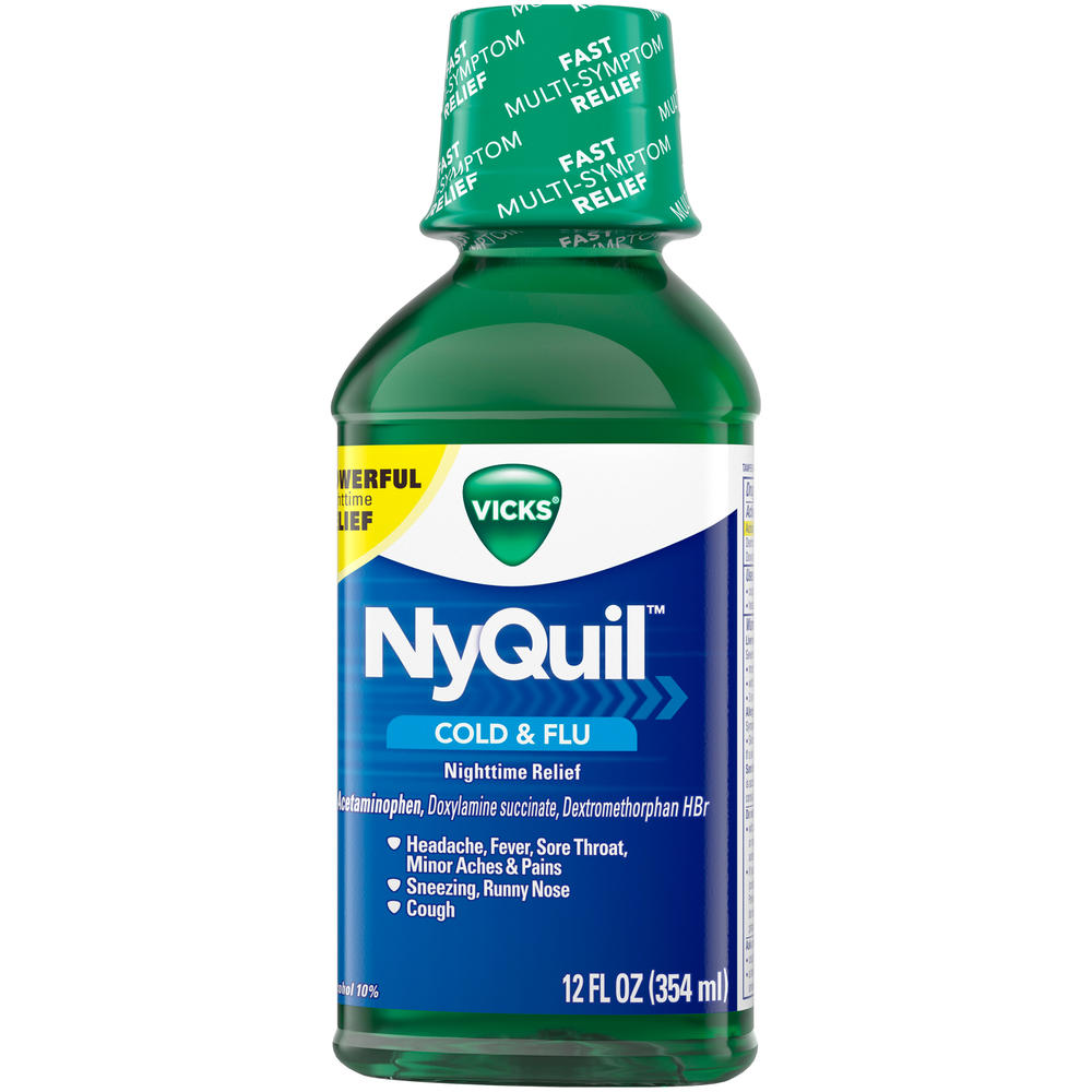 Cold & Flu, Nighttime Relief 12 fl oz (354 ml)