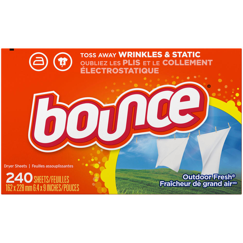 Bounce Fabric Softener Sheets 240 ct Outdoor Fresh