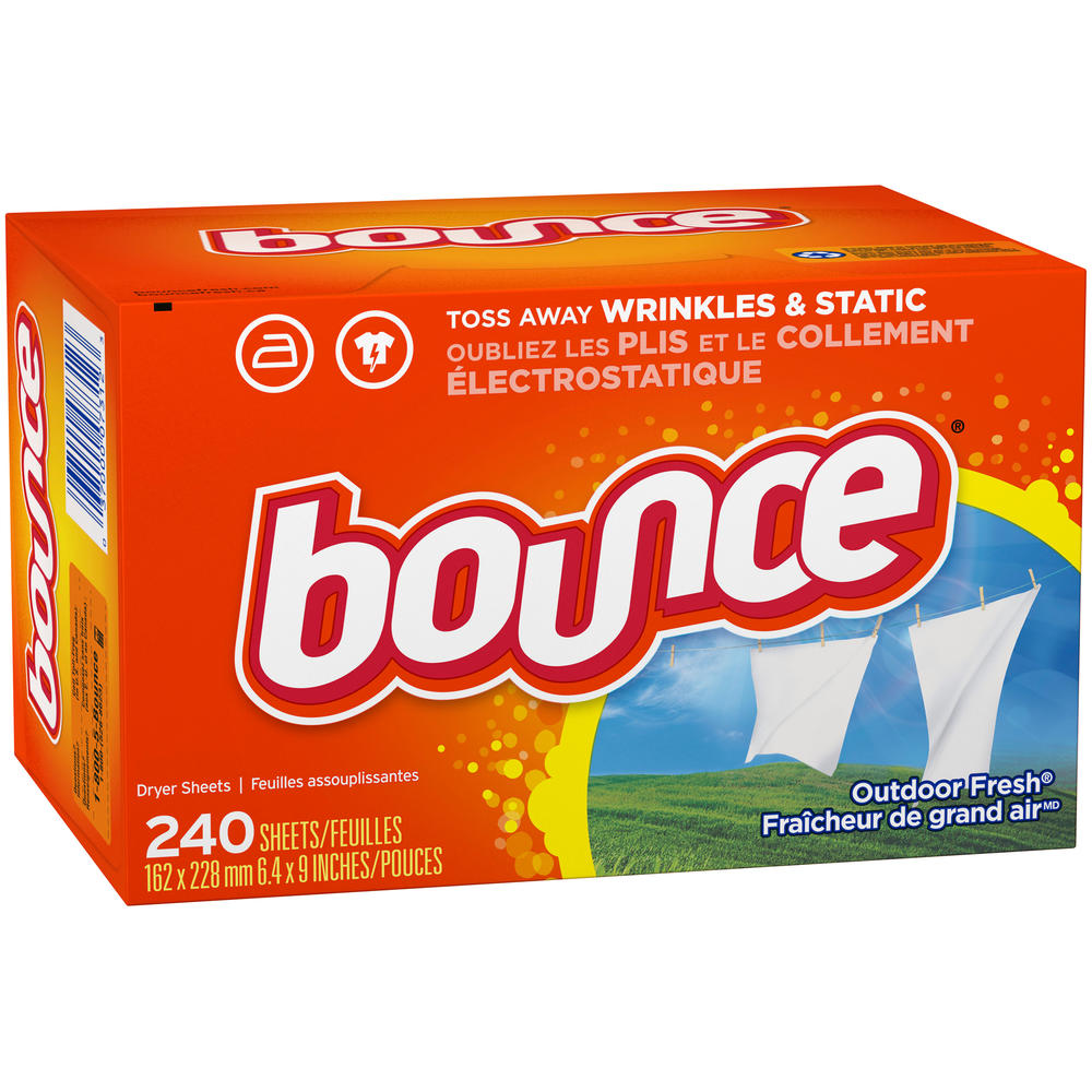 Bounce Fabric Softener Sheets 240 ct Outdoor Fresh
