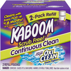 Kaboom Scrub Free Fresh Scent Toilet Bowl Cleaner 2 oz Tablet