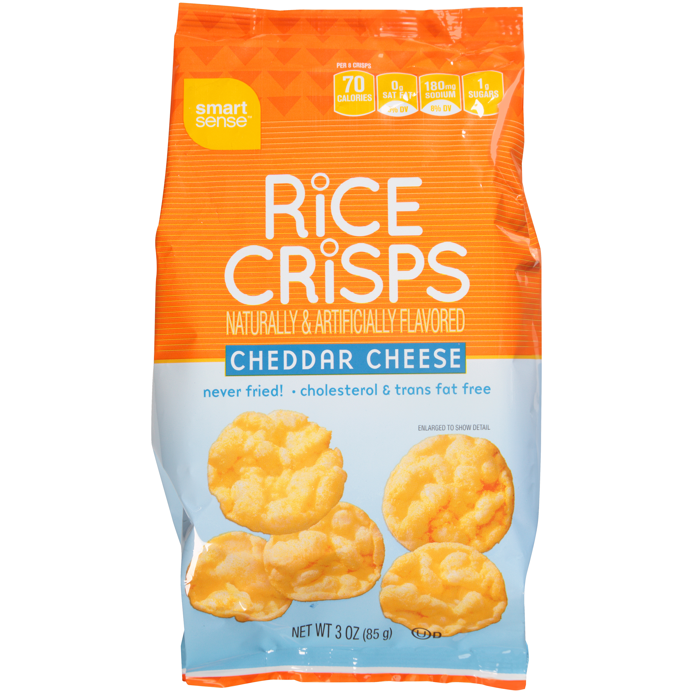 Smart Sense Cheddar Cheese Rice Crisps 3 OZ Bag