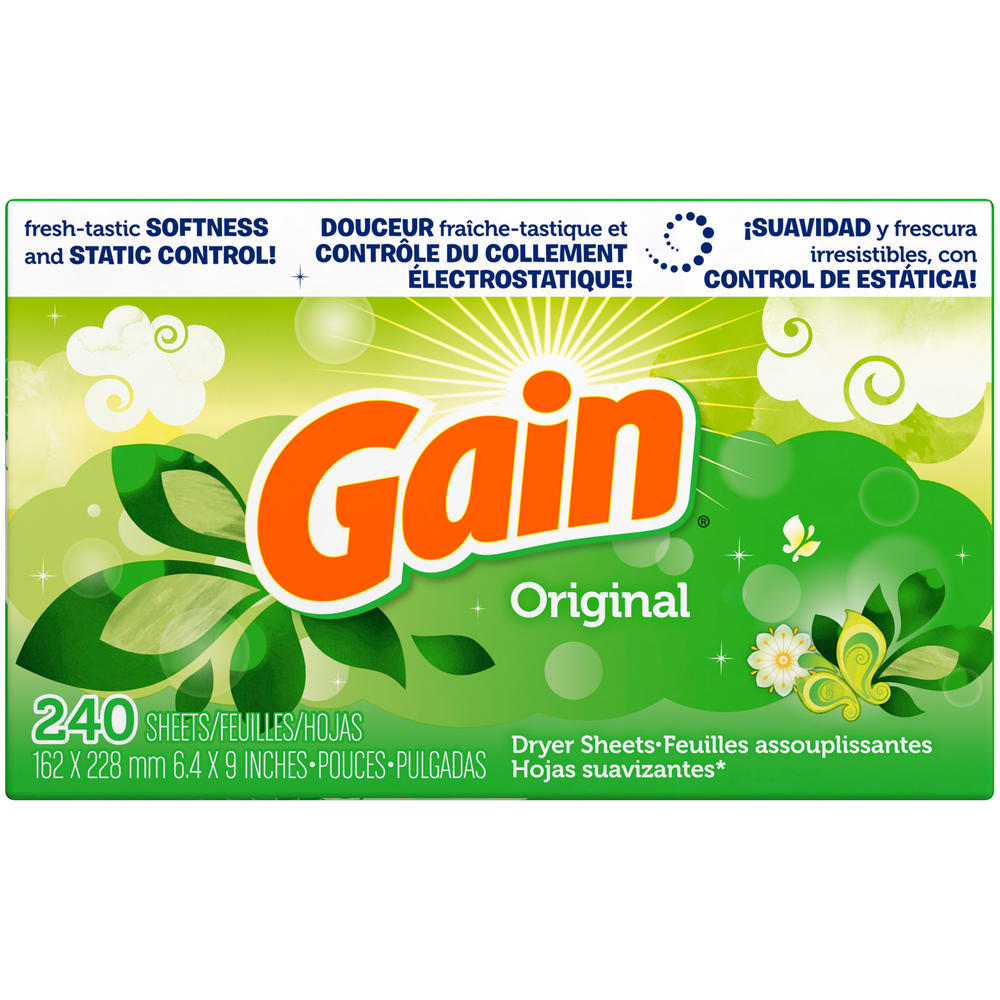 Gain® Original Dry Sheets 240 ct Box