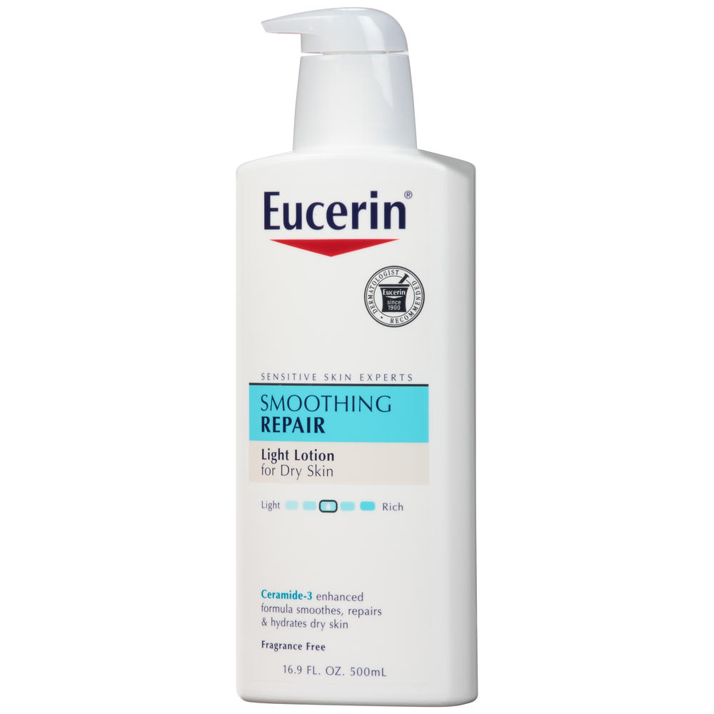 Eucerin Smoothing Essentials Body Lotion, Light Formula, 16.9 fl oz