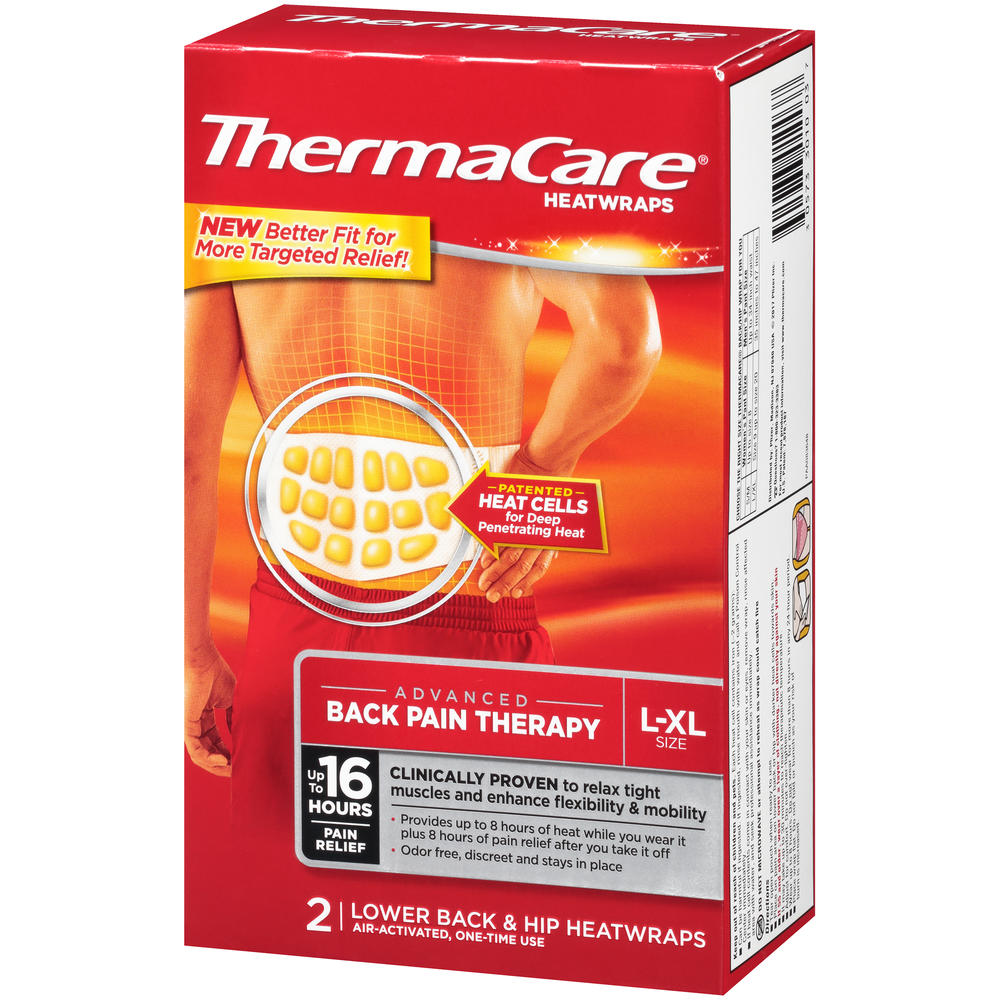 Thermacare Ultra-Thin Heat Wraps 2 Count
