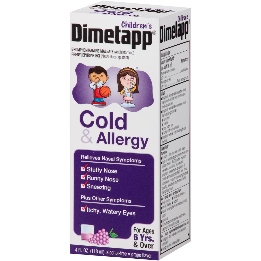 Cold & Allergy Children's Grape Flavor 4 fl oz
