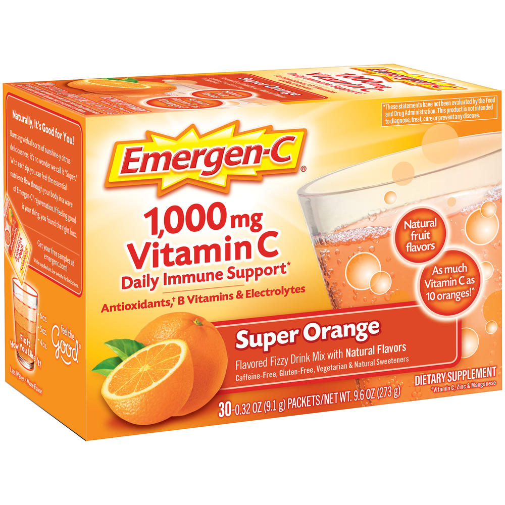 1000 mg Vitamin C Super Orange 30 Packet