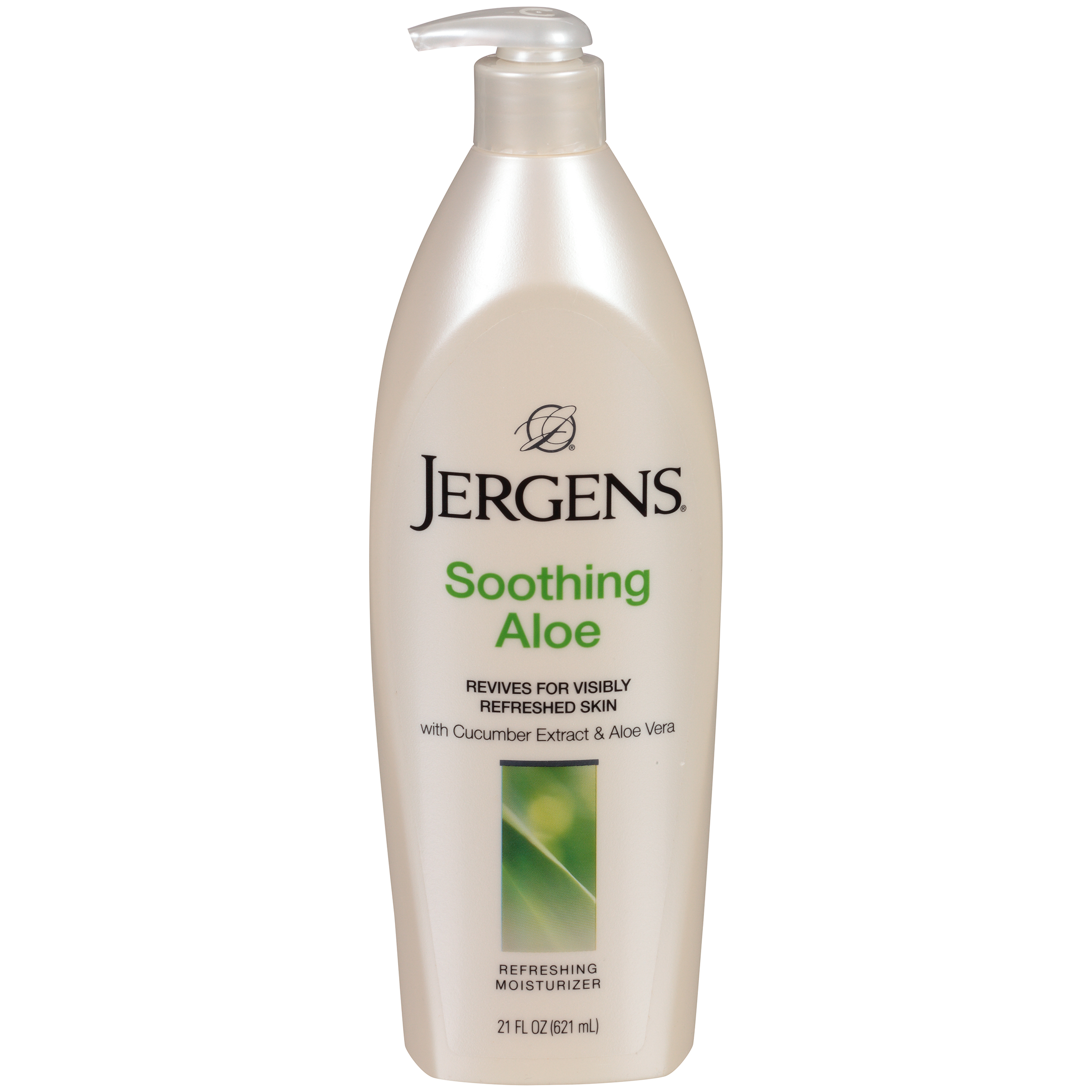 Jergens Moisturizer, Refreshing, Soothing Aloe, 21 fl oz (621 ml) Jergens Moisturizer, Refreshing, Soothing Aloe, 21 fl oz (621 ml)