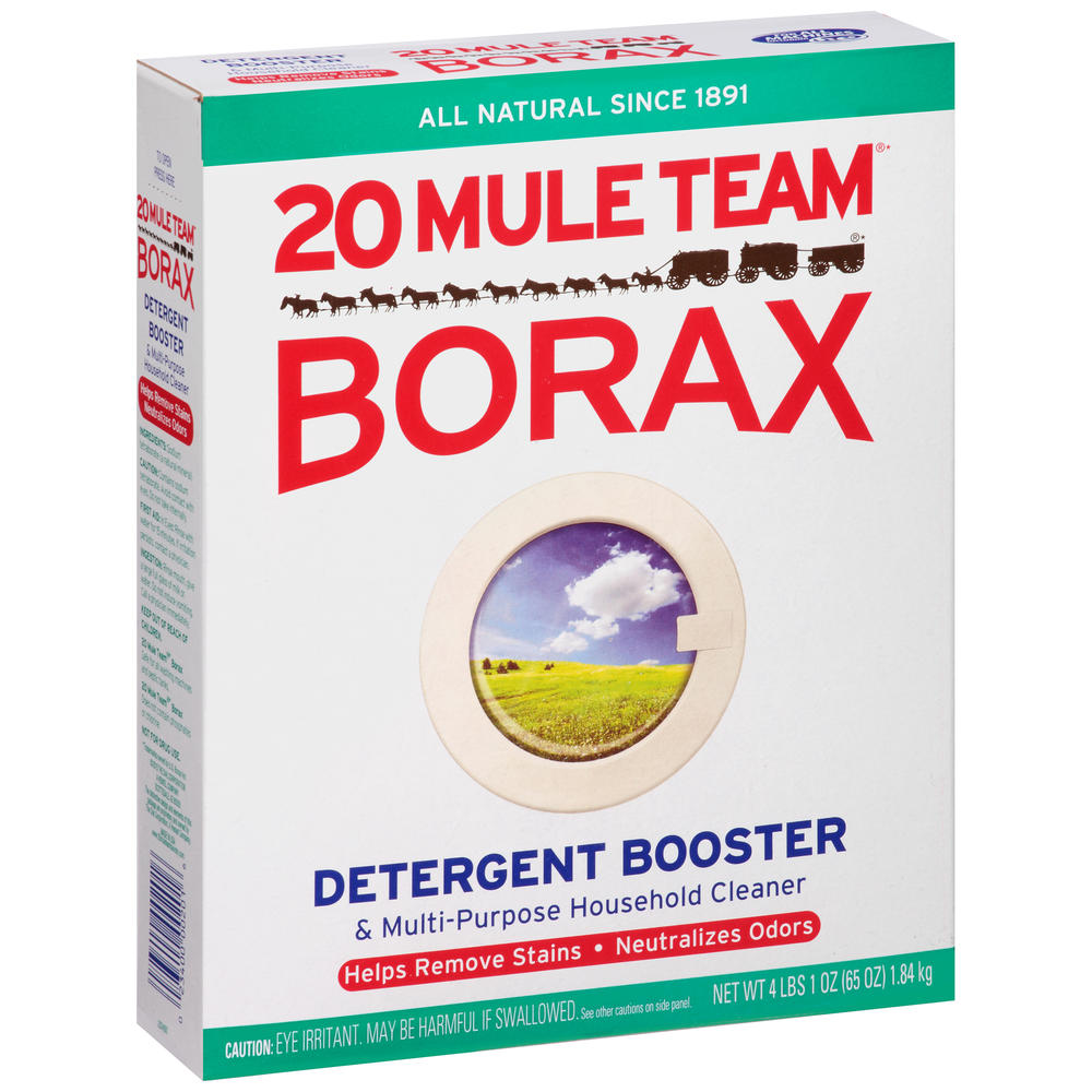20 Mule Team Powder Detergent Booster, & Multi-Purpose Household Cleaner, 76 oz (4 lb 12 oz) 2.15 kg