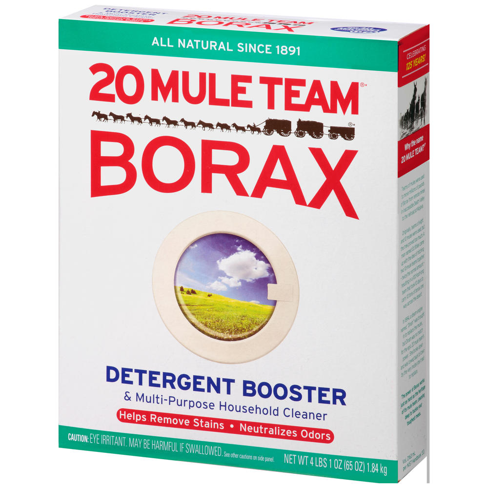 20 Mule Team Powder Detergent Booster, & Multi-Purpose Household Cleaner, 76 oz (4 lb 12 oz) 2.15 kg