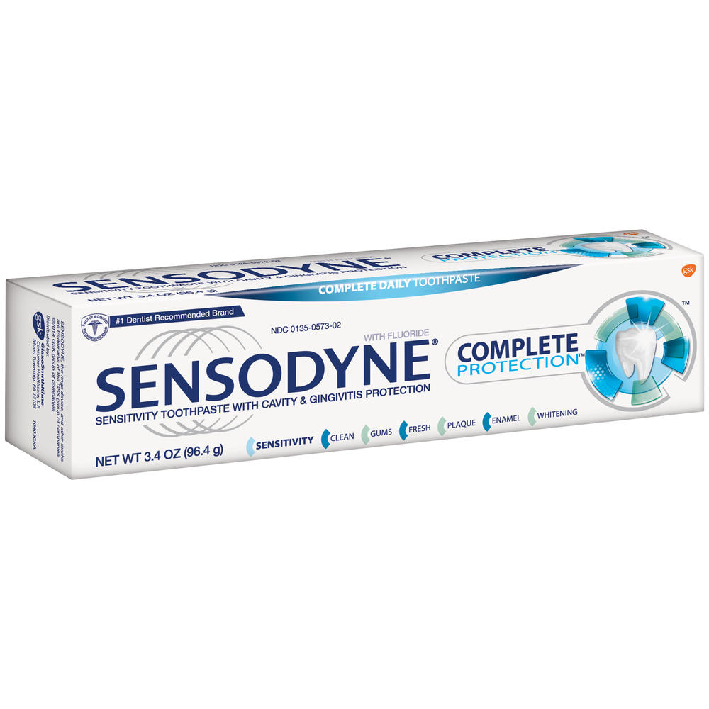 Sensodyne Complete Protection&#8482; Toothpaste 3.4 oz Box