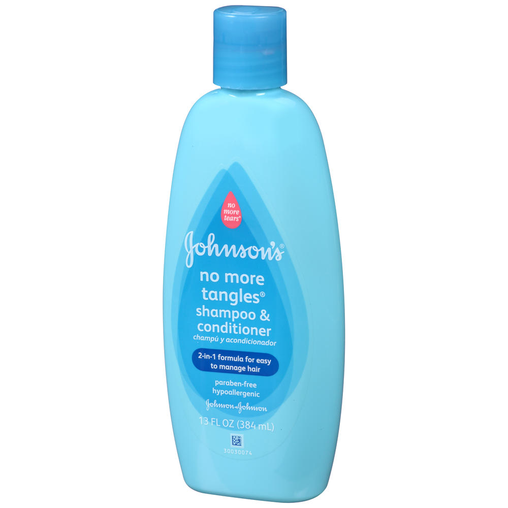 Johnson's No More Tears Shampoo, Extra Conditioning, 13 fl oz (384 ml)