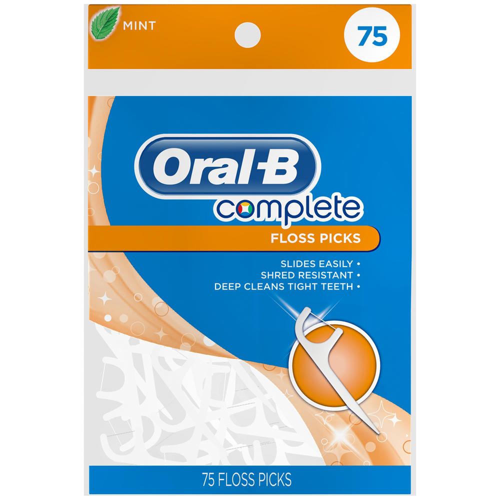 Oral-B ORAL B COMPLETE     75C FLOSS PICK MINT