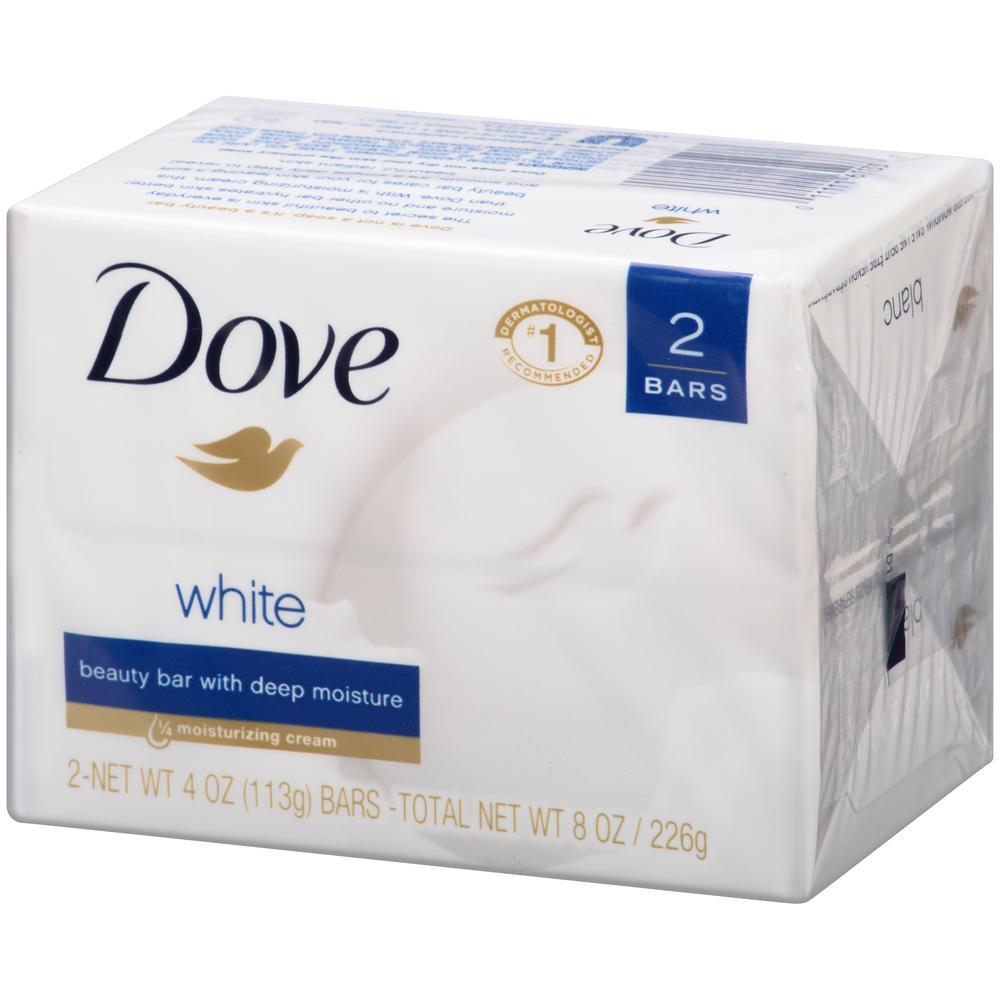 Dove Beauty Bars, White, 2 - 4.25 oz (120 g) bars [8.5 oz (240 g)]