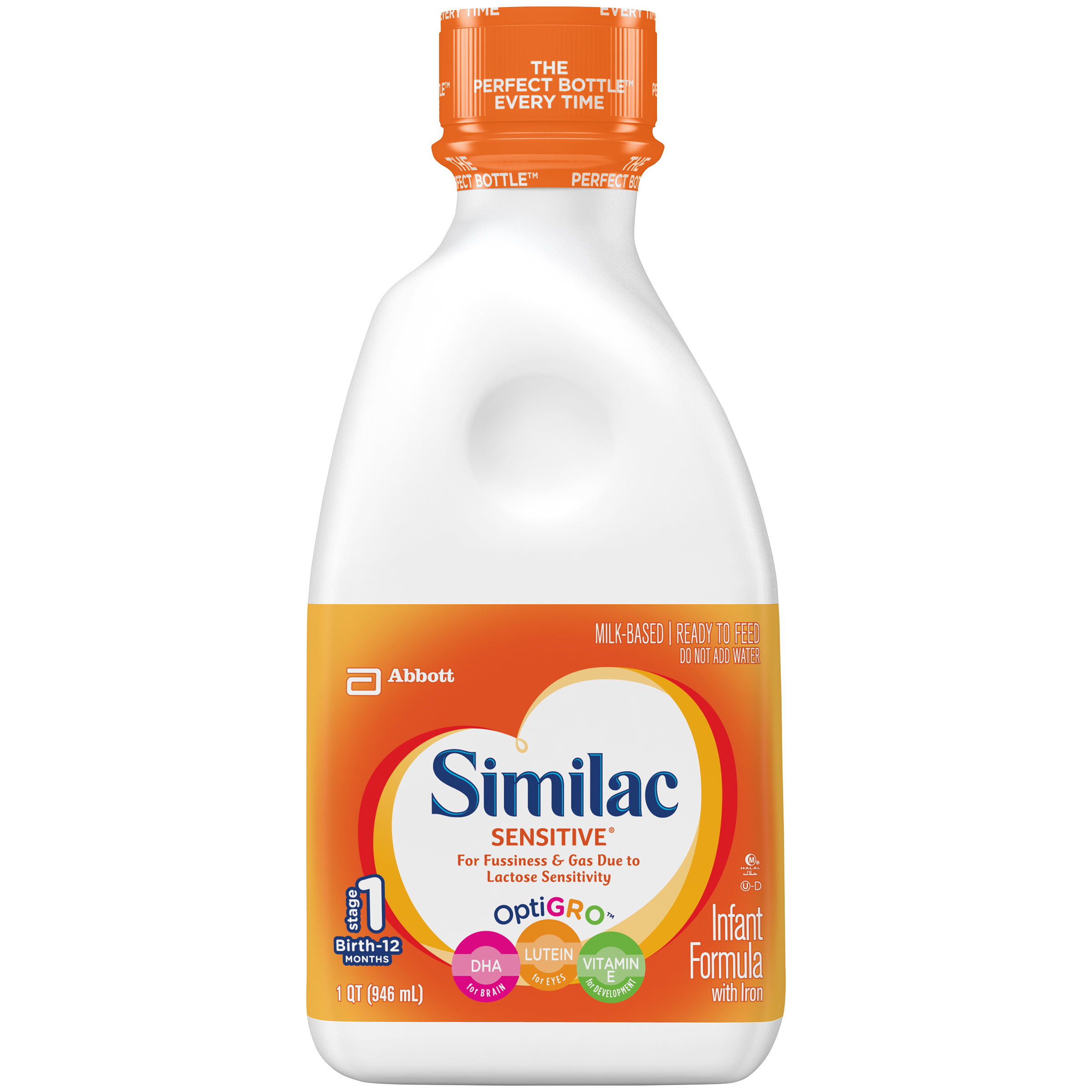 Similac Sensitive Infant Formula, Milk-Based, with Iron ...
