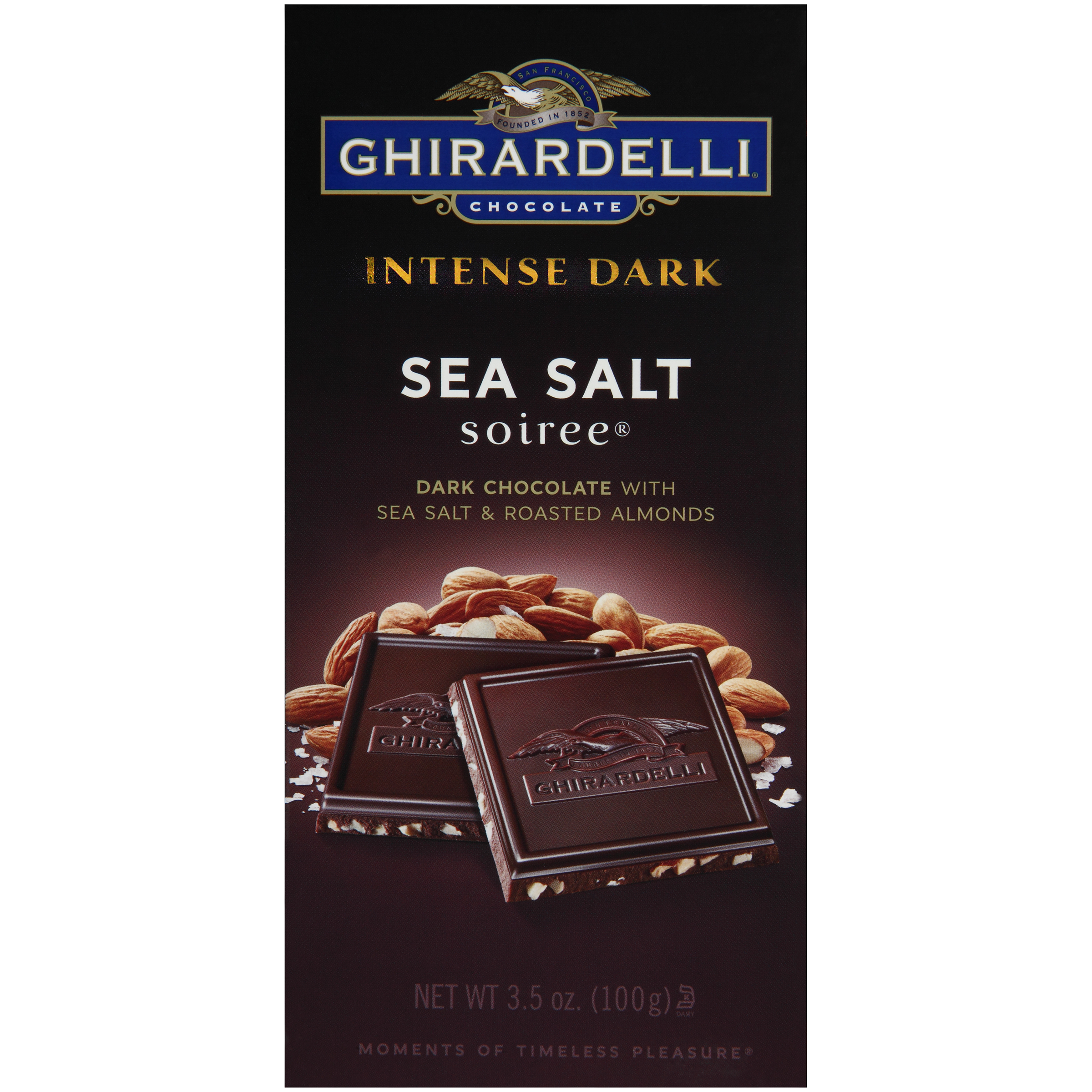 Ghirardelli Chocolate Ghirardelli&#174; Chocolate Intense Dark Sea Salt Soiree&#174; Chocolate 3.5 oz. Box