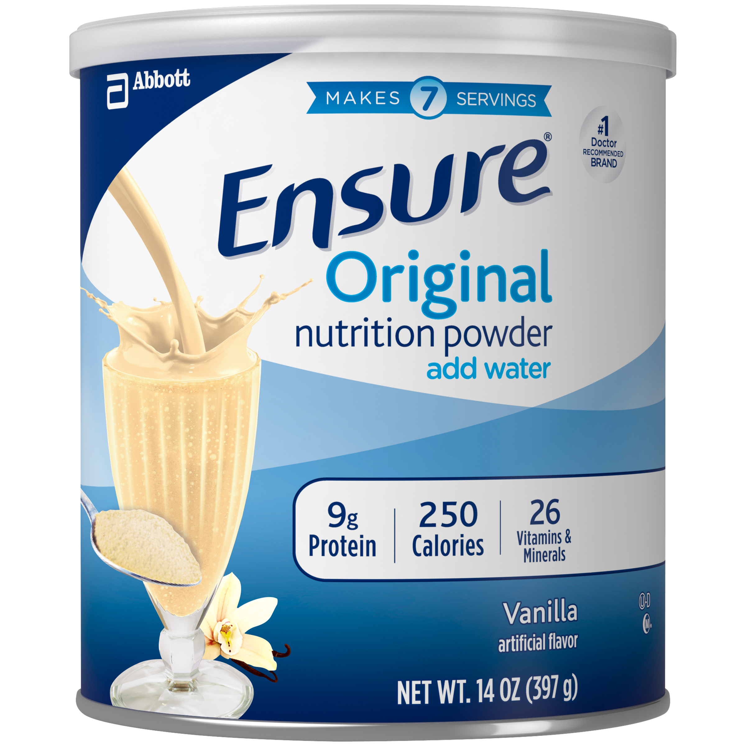 Ensure Nutrition Powder, Vanilla, 14 oz
