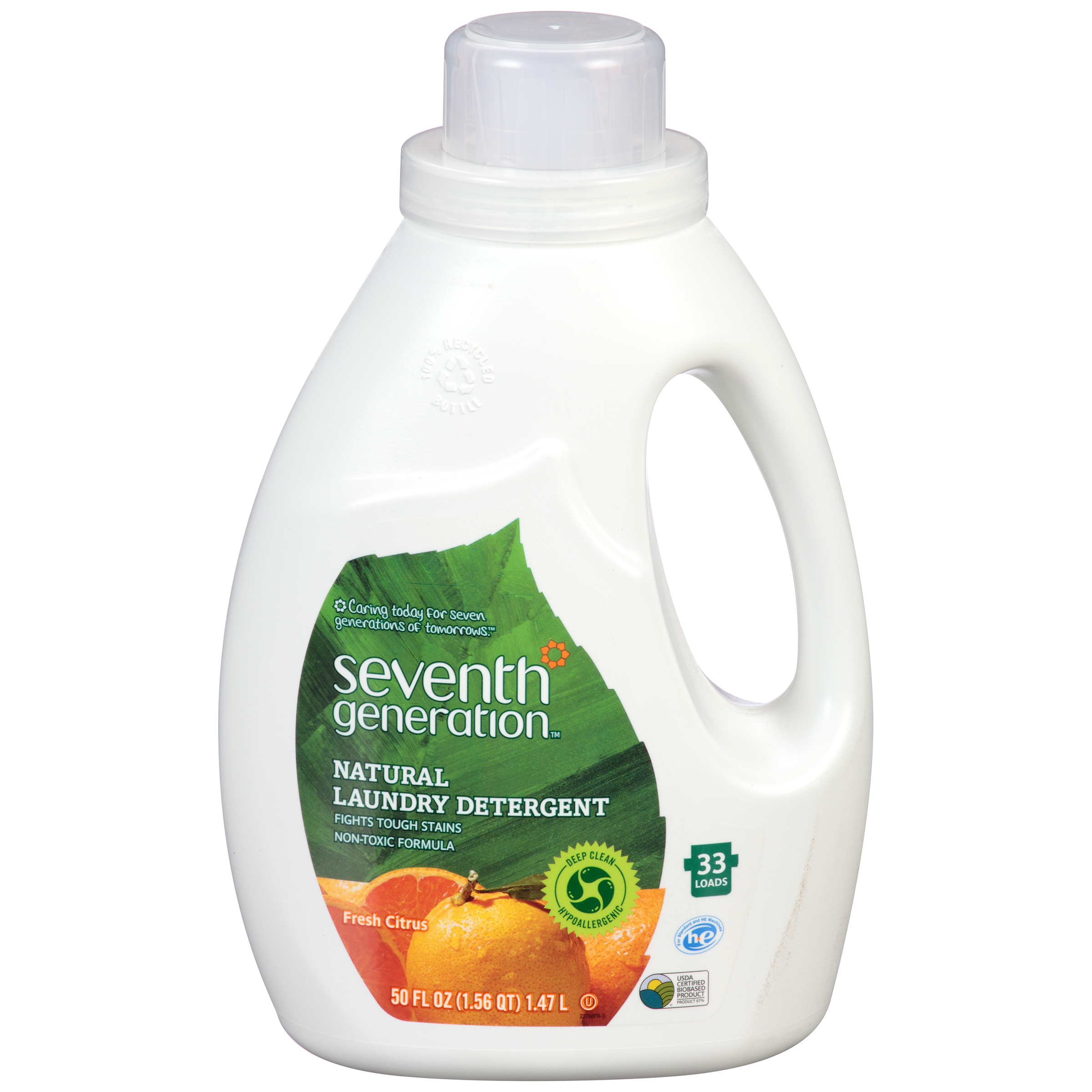 Seventh Generation Laundry Detergent, Natural, 2 X Ultra ...