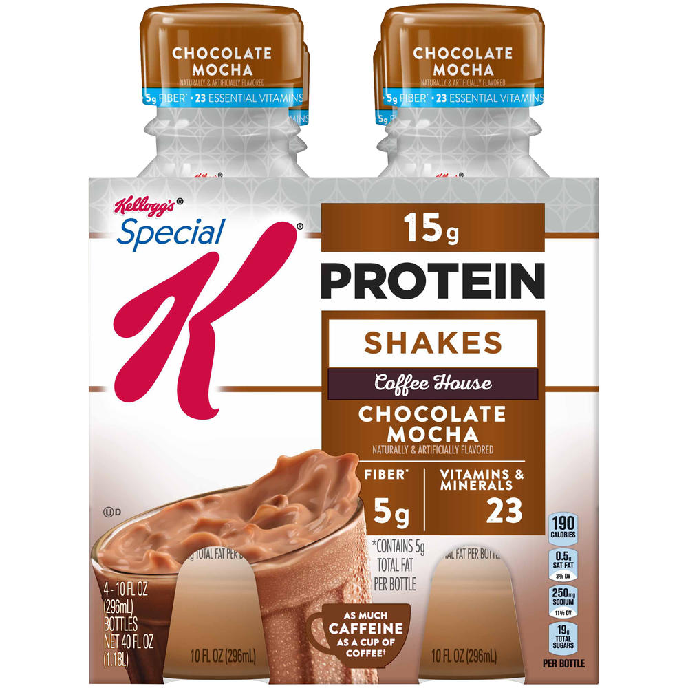 Kellogg's Protein Shakes, Special K Protein Chocolate Mocha, 40 fl oz