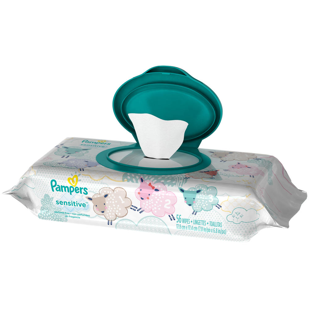 Pampers Baby Wipes Sensitive 56 Count