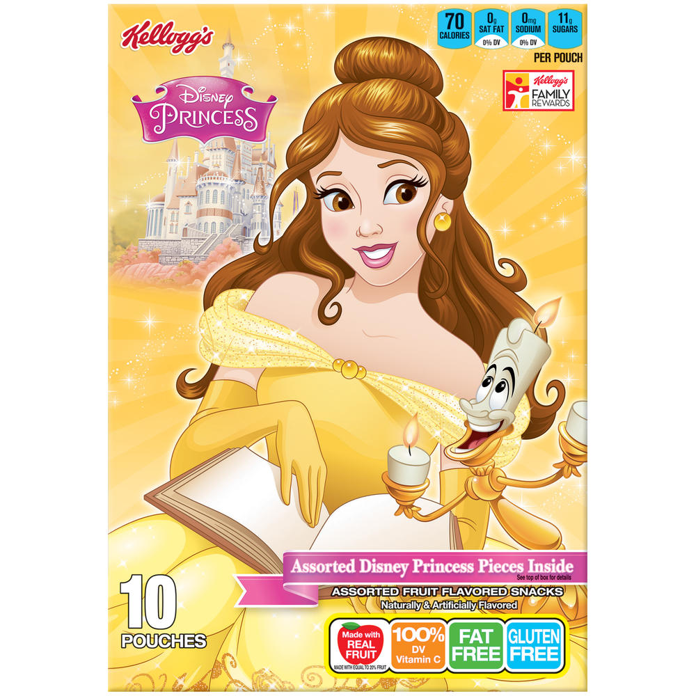Kellogg's Fruit Flavored Snacks, Princess, 10 pk