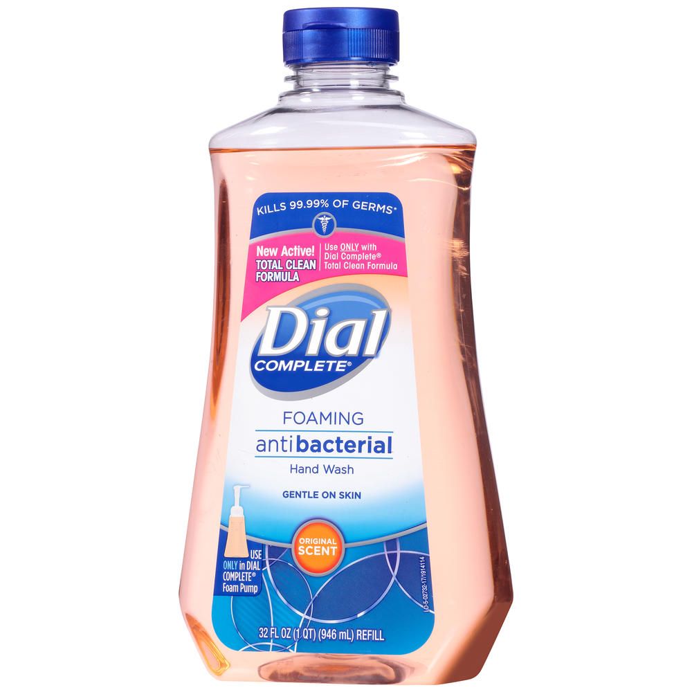 Dial Complete Foaming Hand Wash with Lotion, Antibacterial, 32 fl oz (1 qt) 946 ml