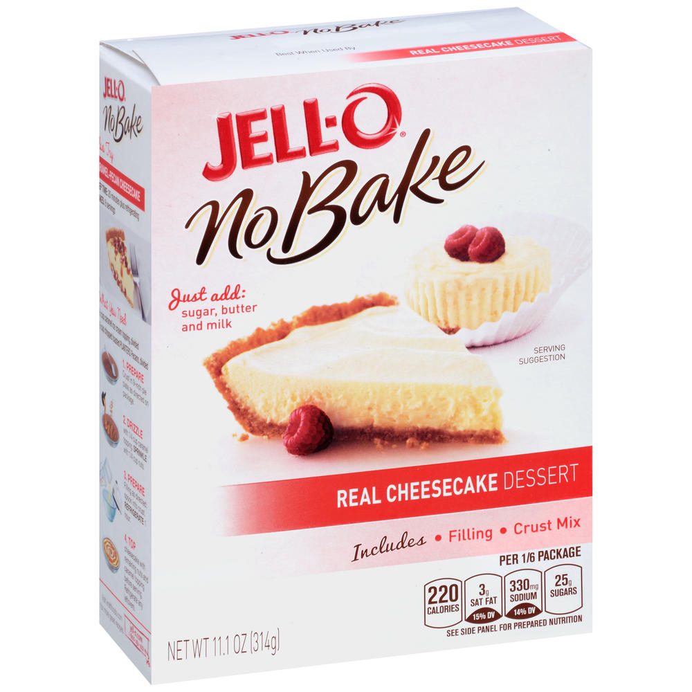 Jell-O No Bake Dessert, Real Cheesecake, 11.1 oz (314 g)