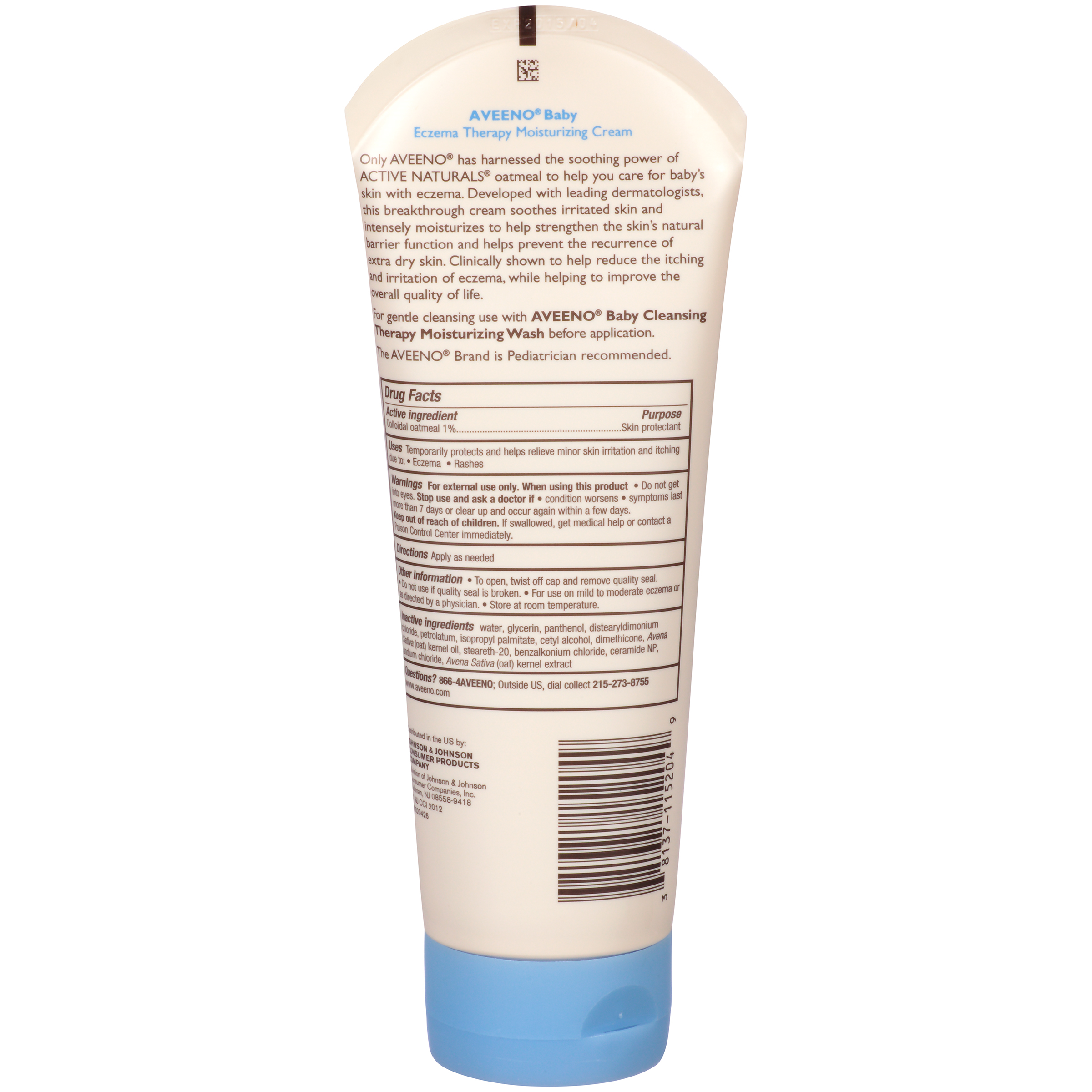 aveeno baby eczema therapy moisturizing cream 7.3 oz