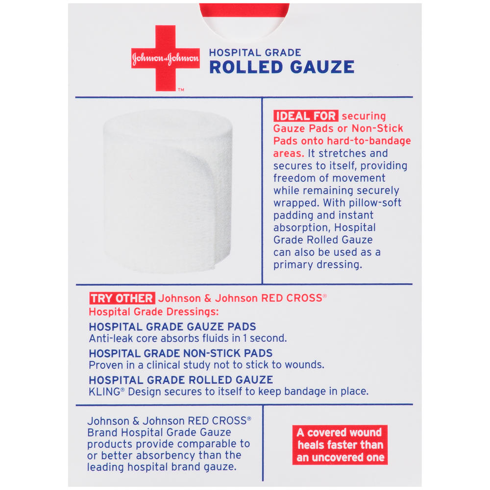 Johnson & Johnson First Aid Sterile Rolled Gauze