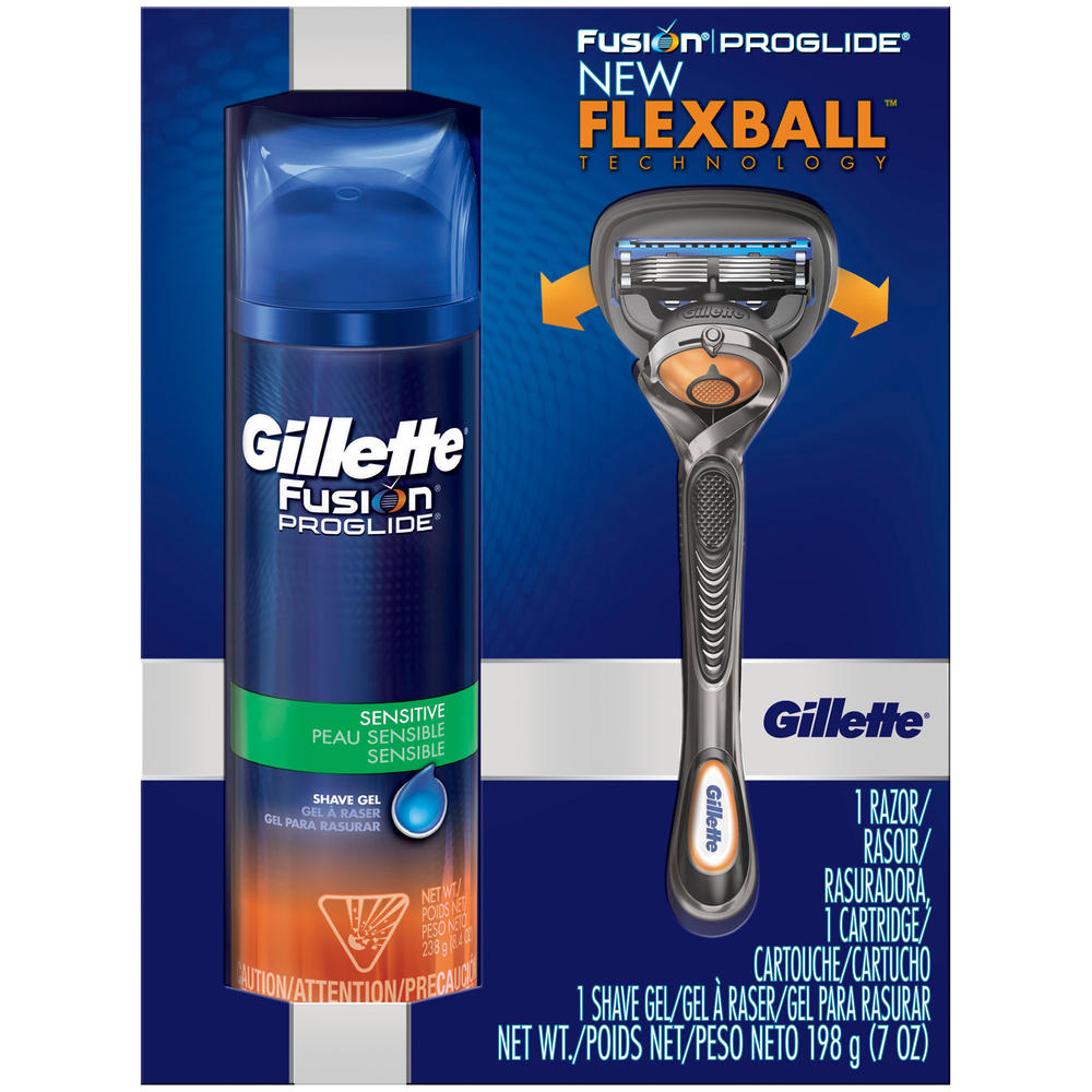Gillette Fusion Proglide Manual Mens Razor Gift Set  7 fl oz  198 g