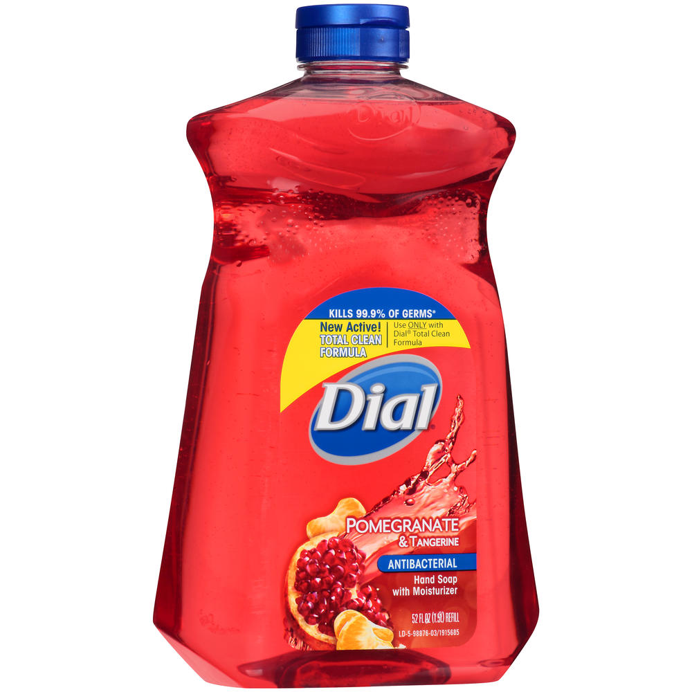 Dial Hand Soap with Moisturizer, Antibacterial, Pomegranate & Tangerine