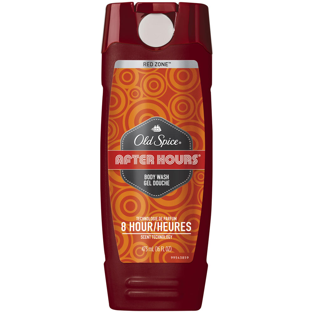 Old Spice Red Zone Body Wash, After Hours, Signature Series,16 oz.