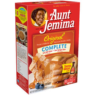 Aunt Jemima Pancake & Waffle Mix, Original, Complete, 32 oz (2 lb) 907 g