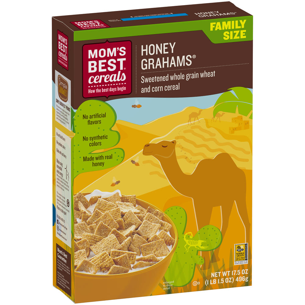 Mom's Best &#174; Naturals Honey Grahams&#174; Cereal 17.5 oz. Box