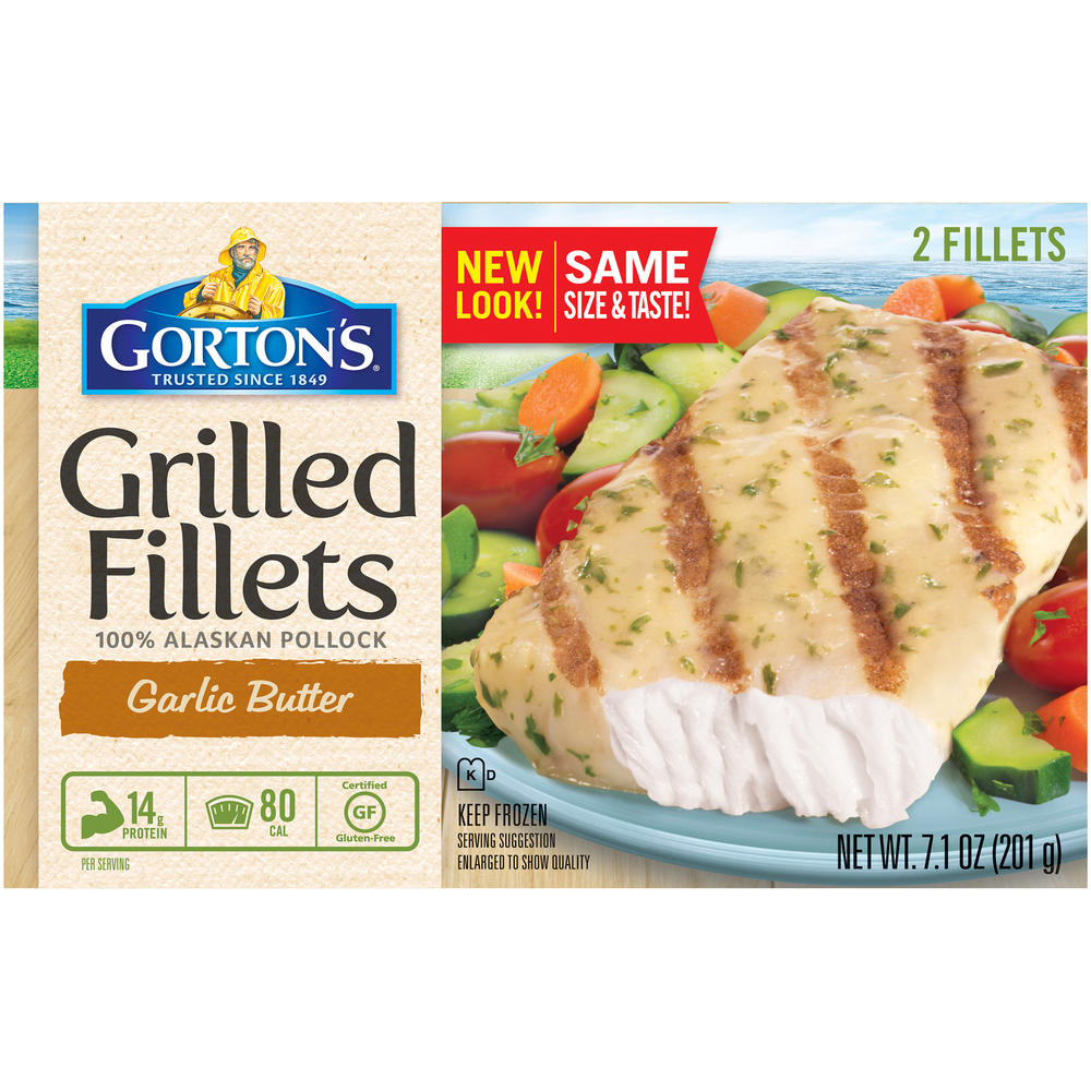 Gorton's Grilled Fillets Fish Fillets, Garlic Butter, 2 fillets [7.6 oz (215 g)]