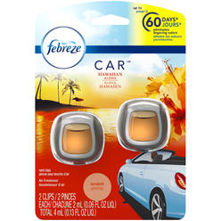 Febreze Procter & Gamble 81118 Febreze Car Vent Clips Air Freshener44; Hawaiian Aloha