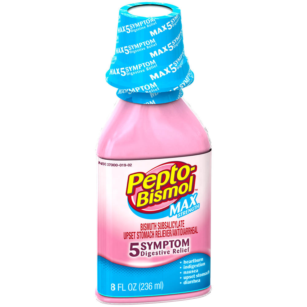 Upset Stomach Reliever/Antidiarrheal, Max Strength, 8 fl oz (236 ml)