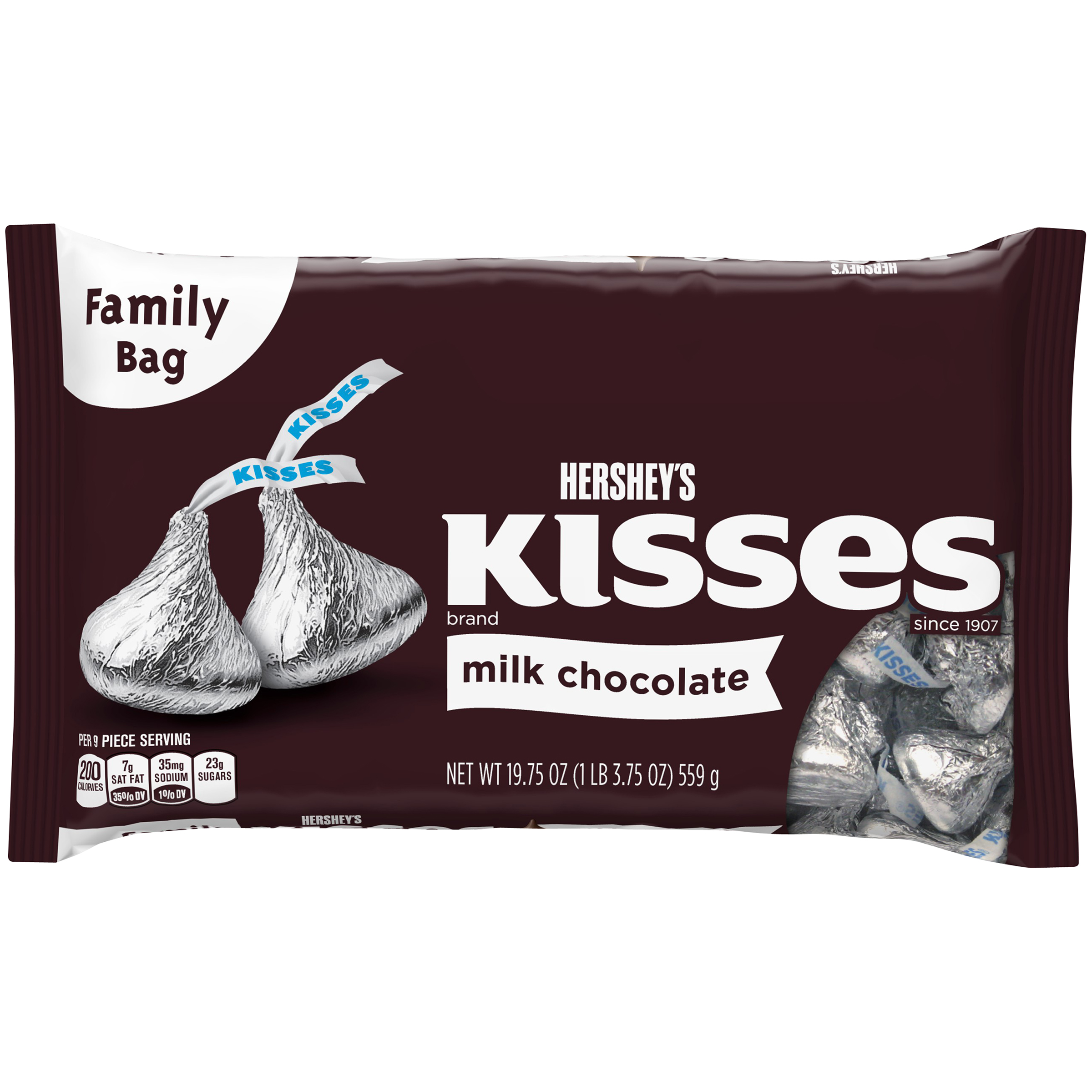 Hershey's Kisses, Milk Chocolate, 19.75 oz (559 g)