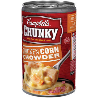 Campbell's Chunky Soup, Chicken Corn Chowder, 18.8 oz (1 lb 2.8 oz) 533 g