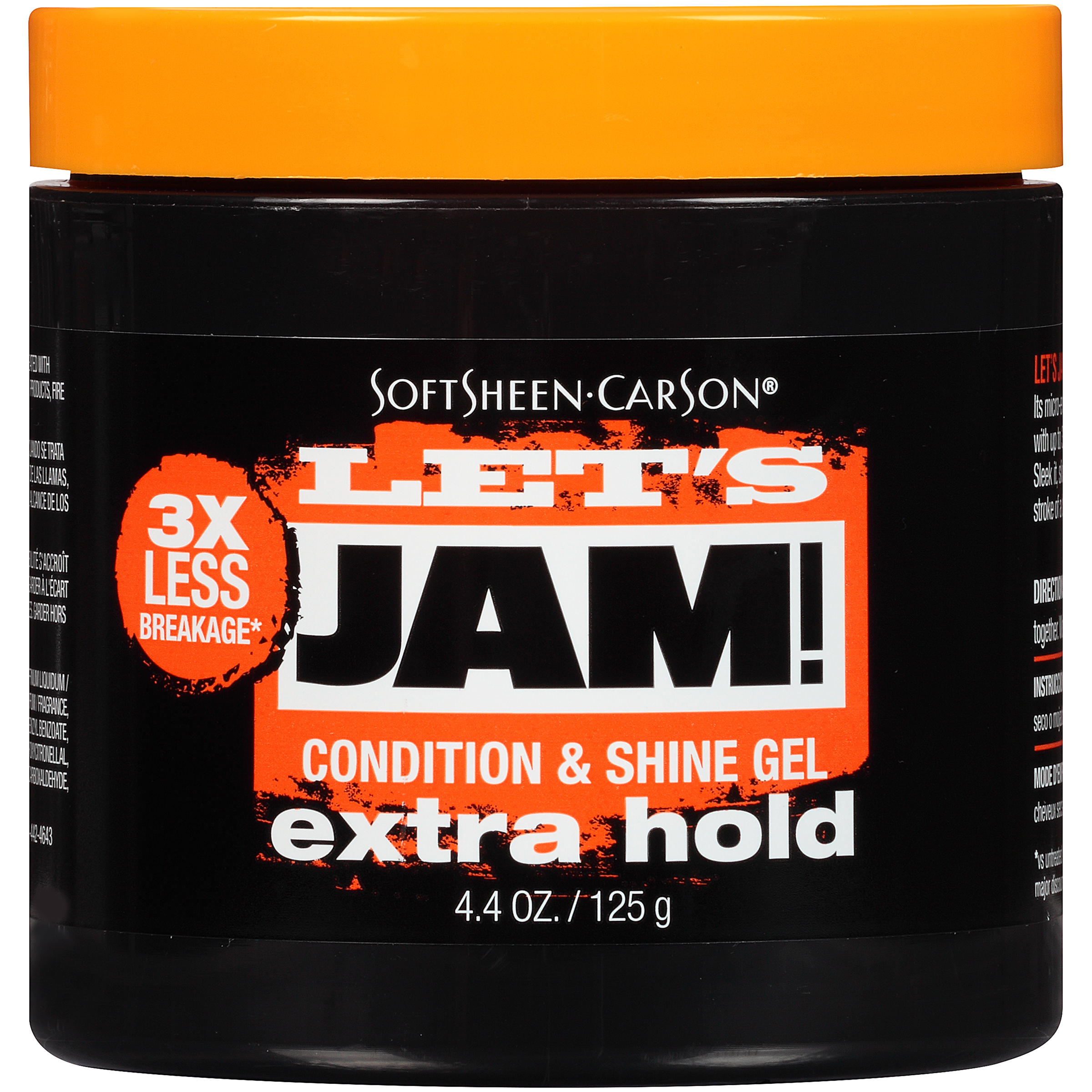 Let's Jam Soft Sheen-Carson ! Shining & Conditioning Gel, Extra Hold, 4.4 oz (125 g)