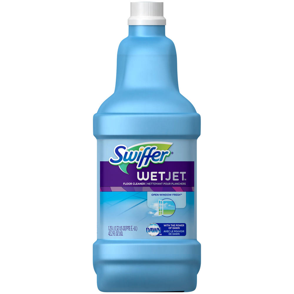 Swiffer WetJet Multi-Purpose Cleaner Refill, Open Window Fresh Scent, 42.2 fl oz (1.32 qt) 1.25 lt