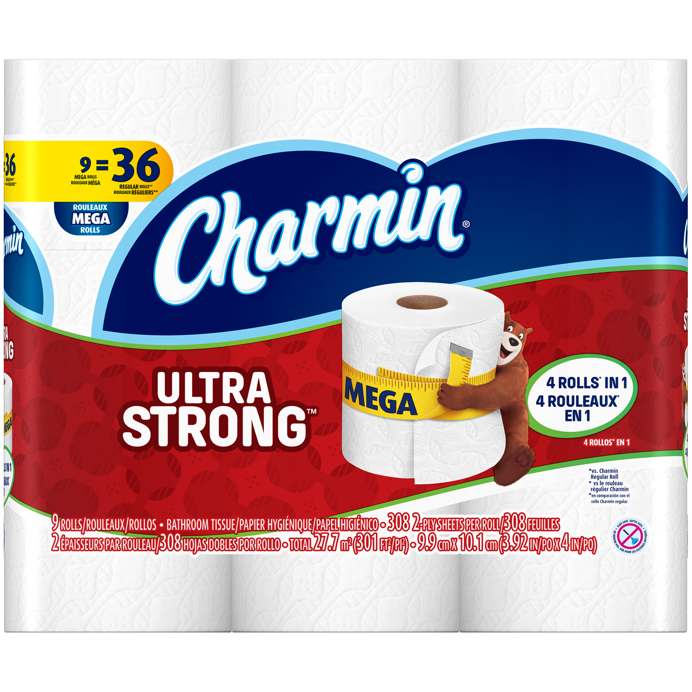 Charmin ® Ultra Strong™ Toilet Paper 9 ct Pack Shop Your Way Online