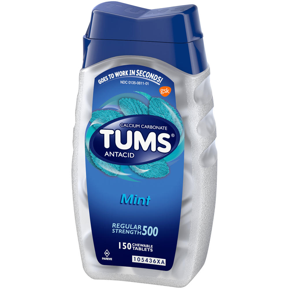 Tums &#174; Ultra Strength Peppermint Antacids Chewable Tablets 150 ct Bottle