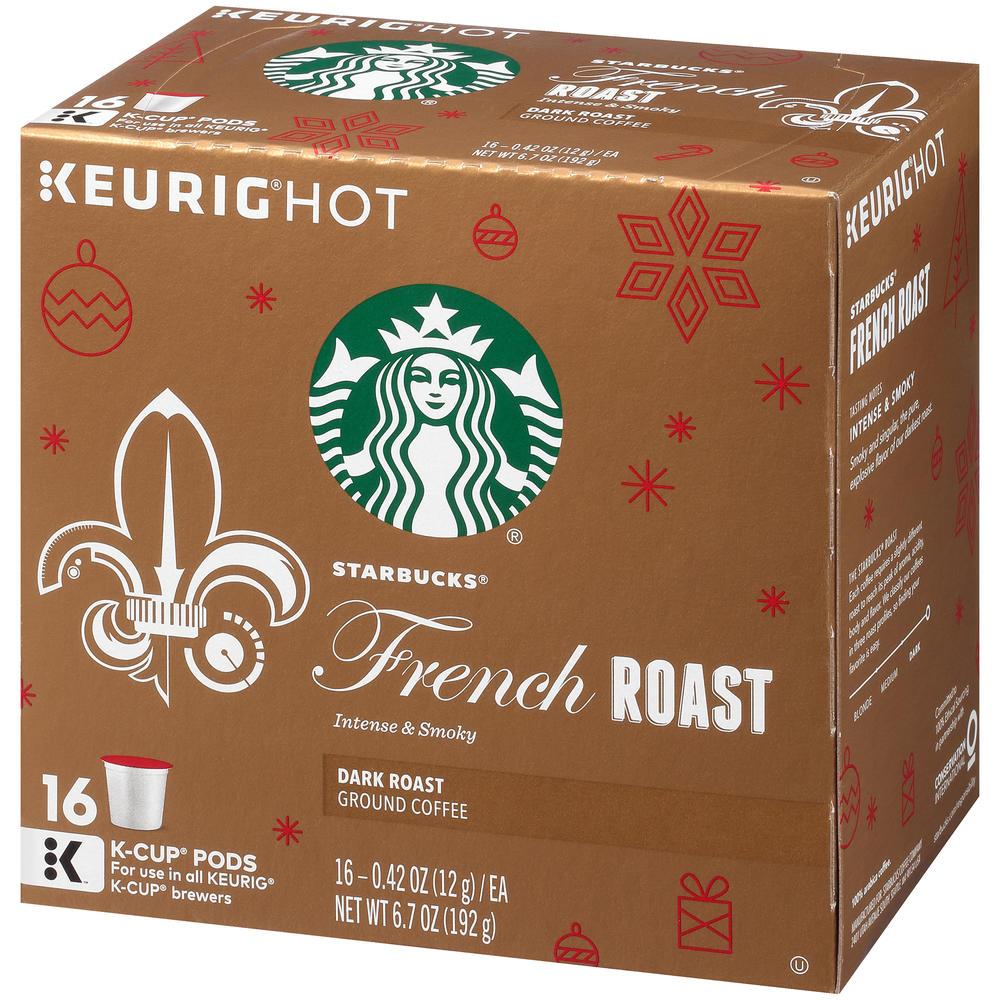 Starbucks French Roast Dark K-Cups For Keurig Brewers 0.742 lb
