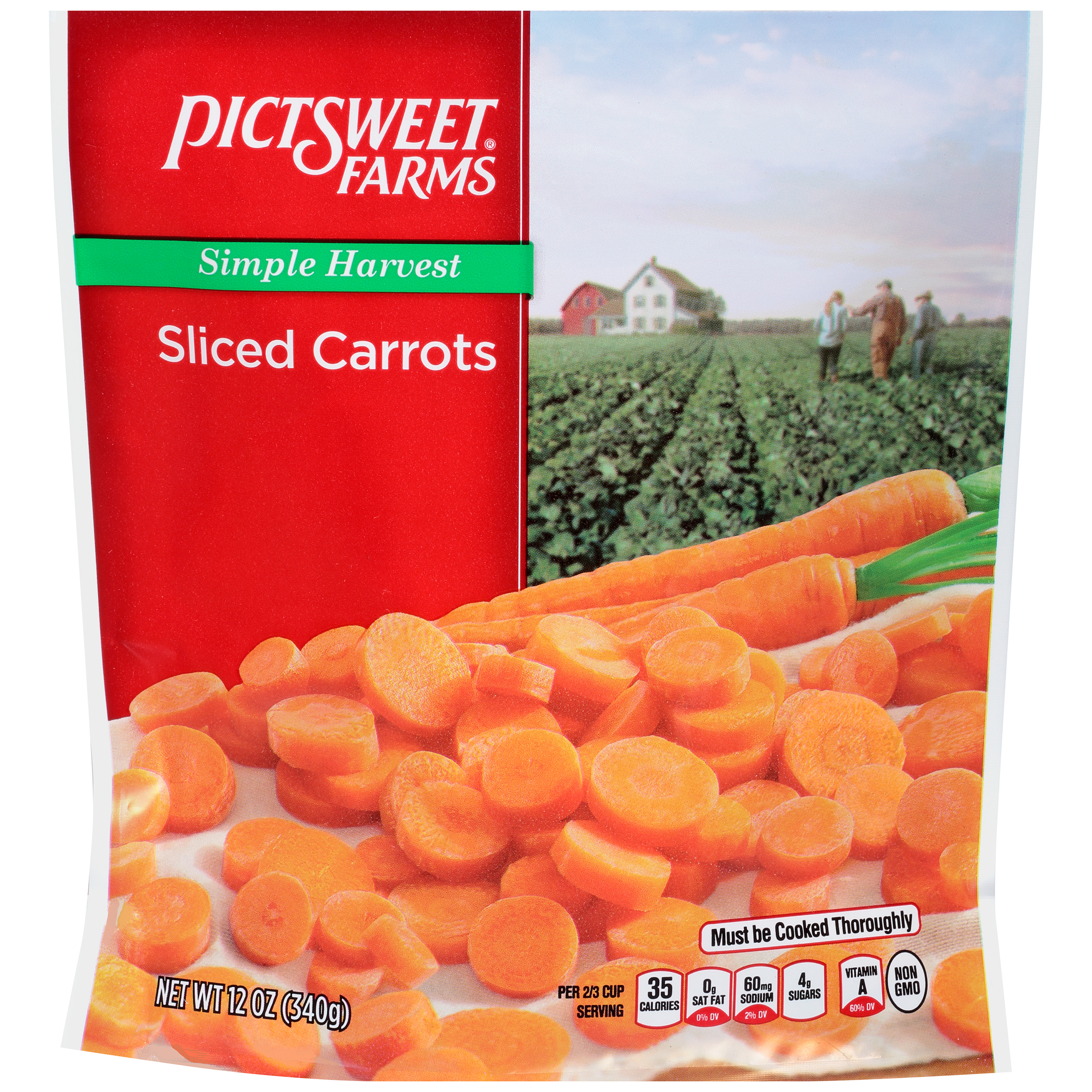 PictSweet Carrots, Sliced, 16 oz (1 lb) 454 g