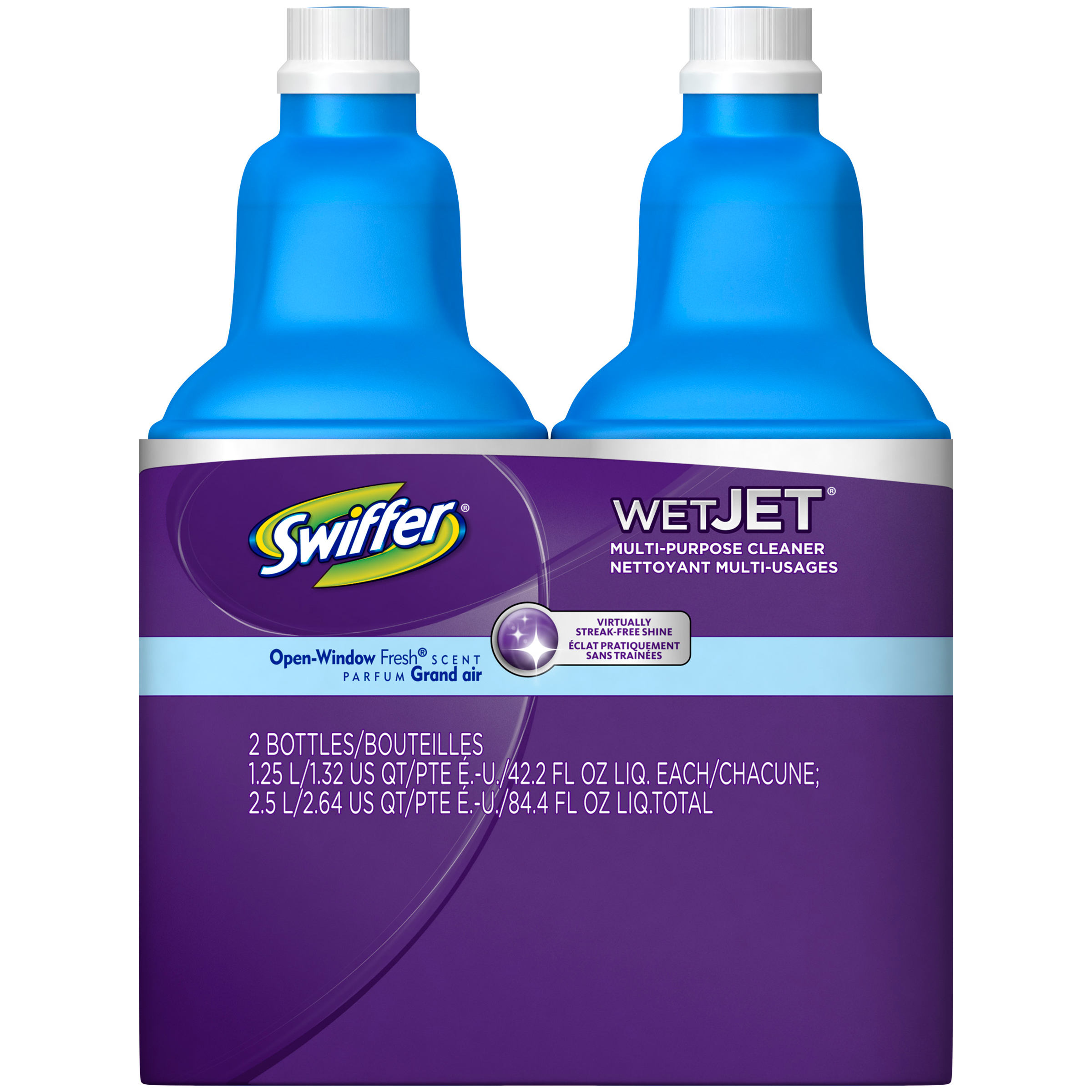 Swiffer Wetjet Multi Purpose Floor Cleaner Solution Refill Open