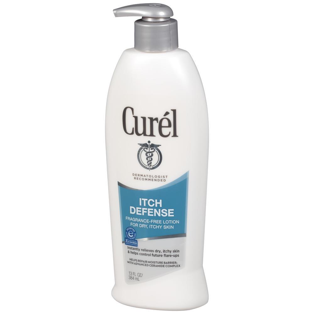 Curel Itch Defense Lotion, for Dry, Itchy Skin, 13 fl oz (384 ml)